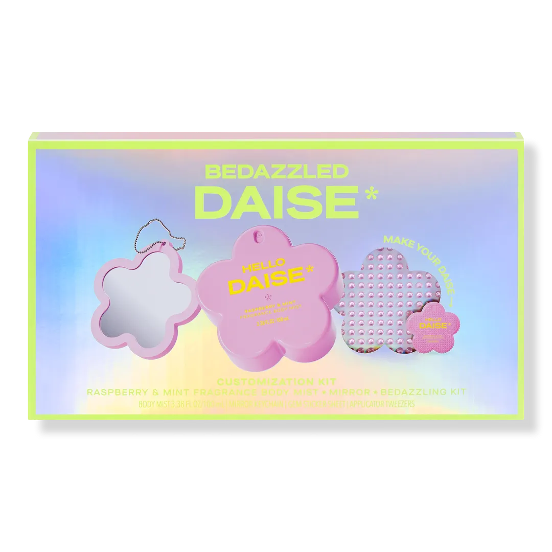 Daise set body mist 100ml/mirror/sticker set/tweezer