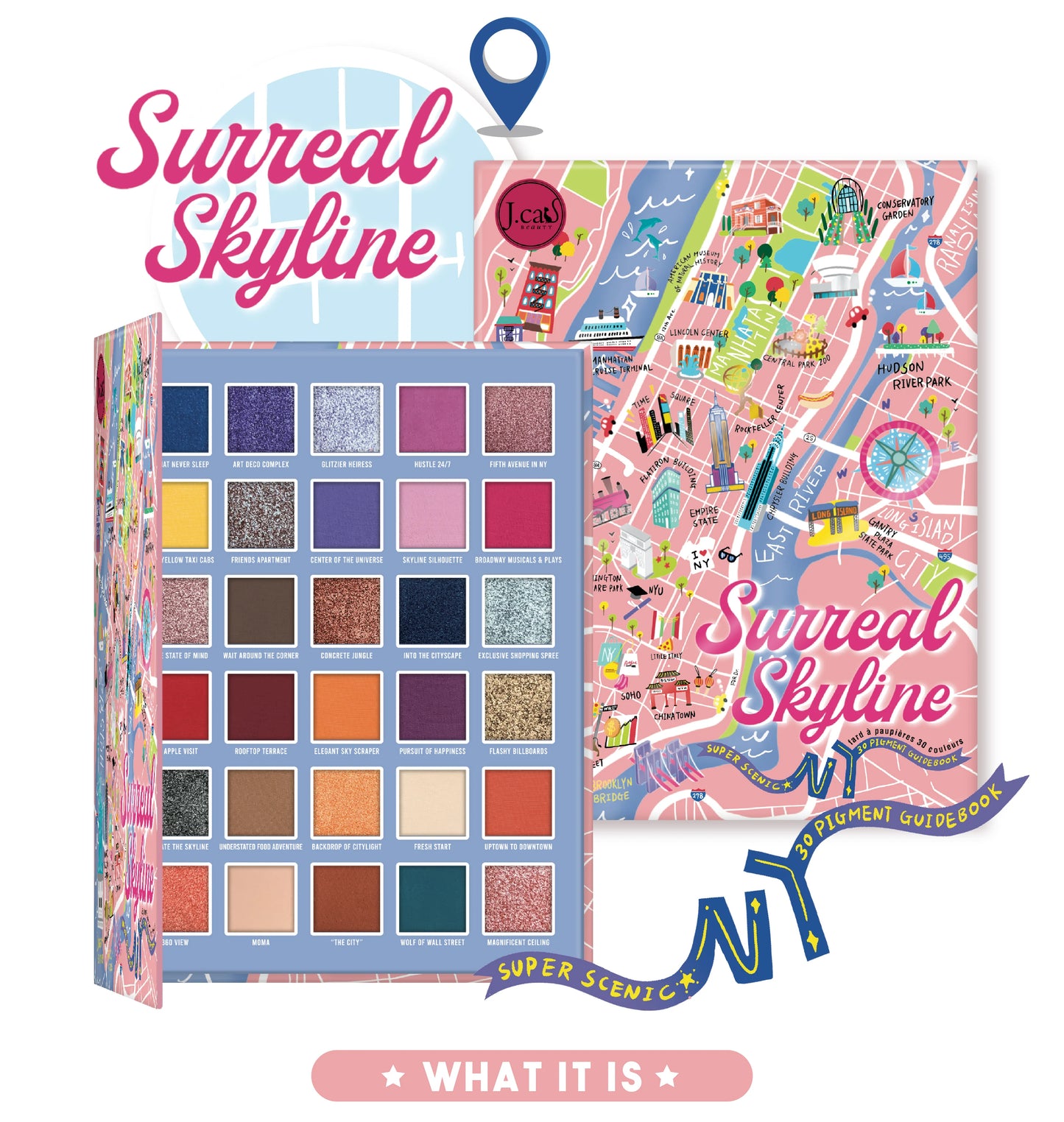 J cat Sureal Eyeshadow 30g