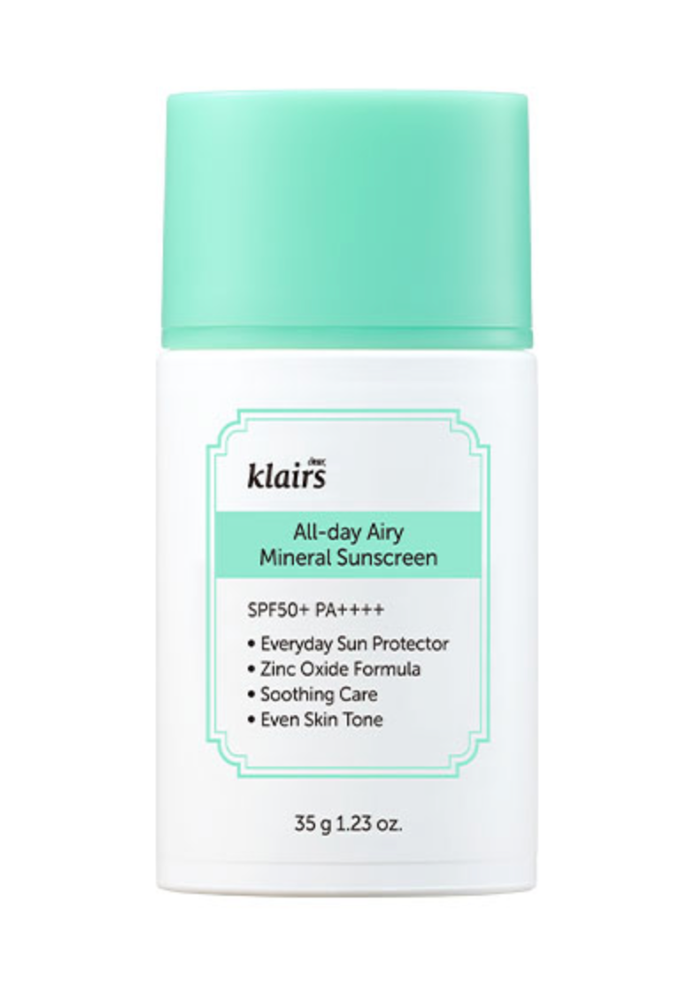 Dear, Klairs ALL Day Airy mineral Sunscreen 60g