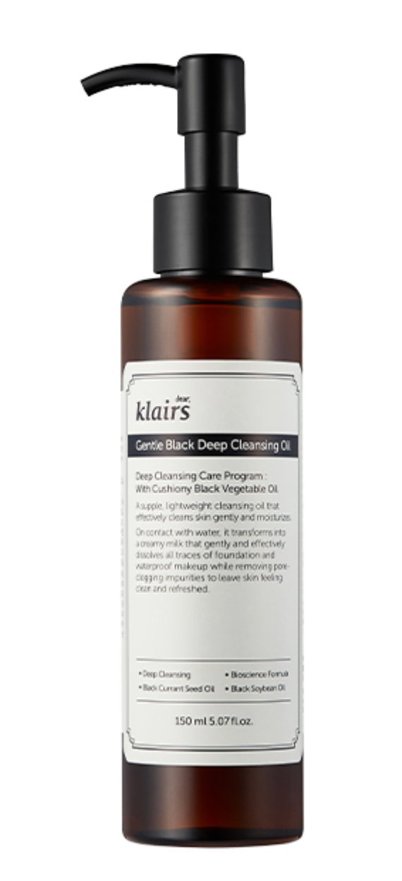 Dear Klairs Gentle Black Deep Cleansing Oil 150ml