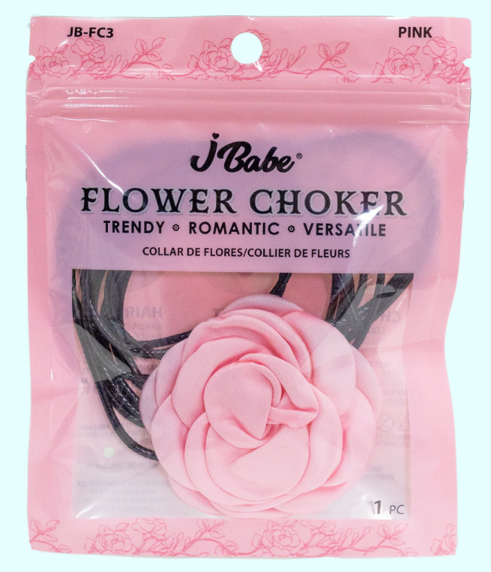 Flower Choker - Pink