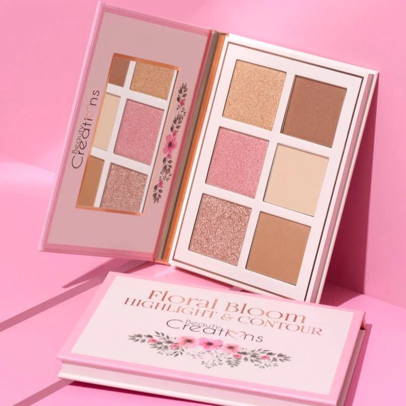 beauty Creations Highlight & Contour 6 color Floral Bloom 23.1 gram
