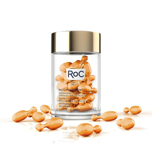 MULTI CORREXION® Revive + Glow Vitamin C Night Serum Capsules