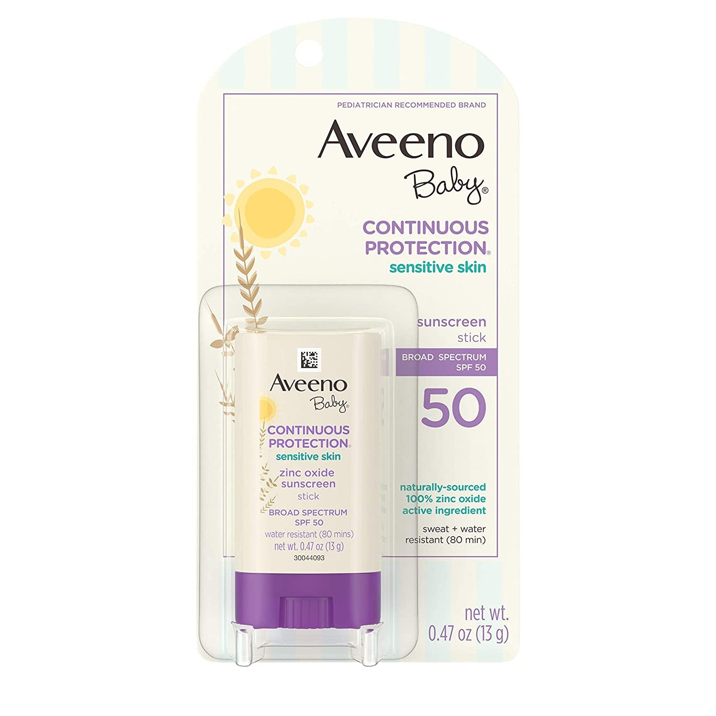 Aveeno Baby Continious Protection sunscreen