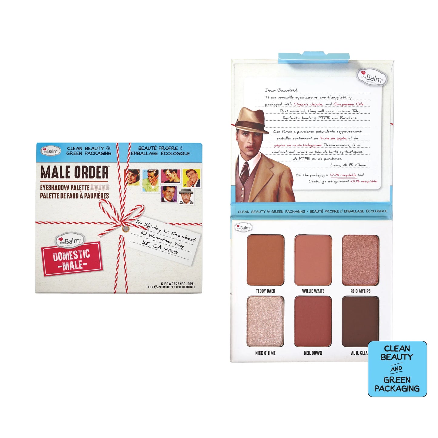The balm male order Palette