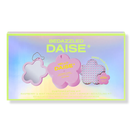 Daise set body mist 100ml/mirror/sticker set/tweezer