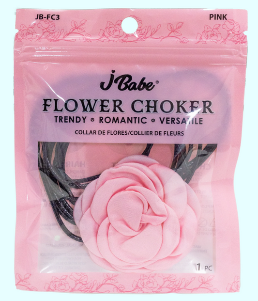Flower Choker - Pink