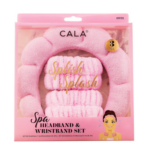 Cala Spa Headband & Wristband Set