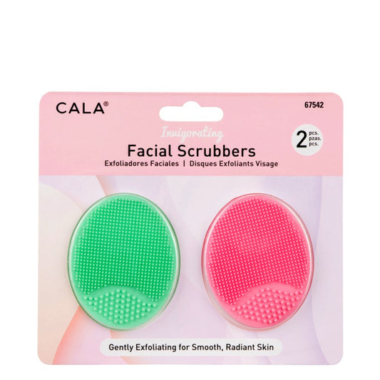 Cala Facial Scrubbers 2 Pcs/Pk
