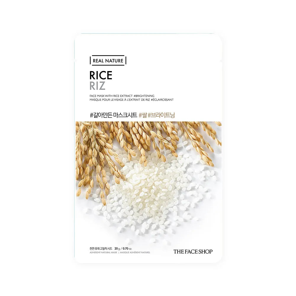 The face Shop face mask  with rice extract