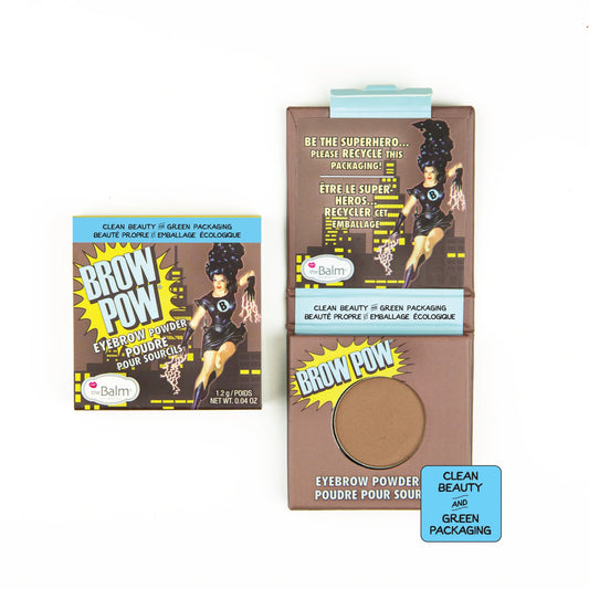 The balm brow pow dark brown  eyebrow powder